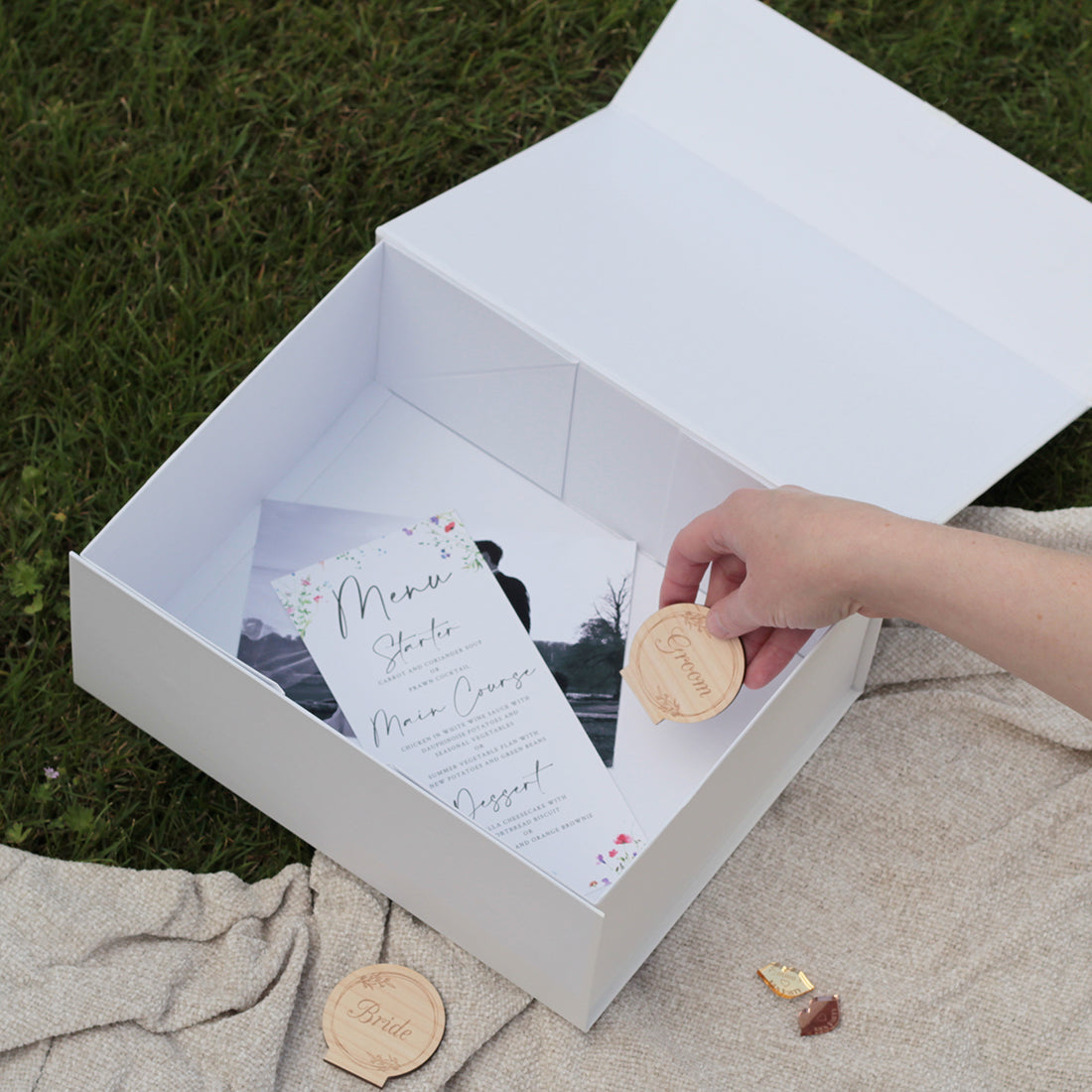 Watercolour Wildflower Keepsake Box