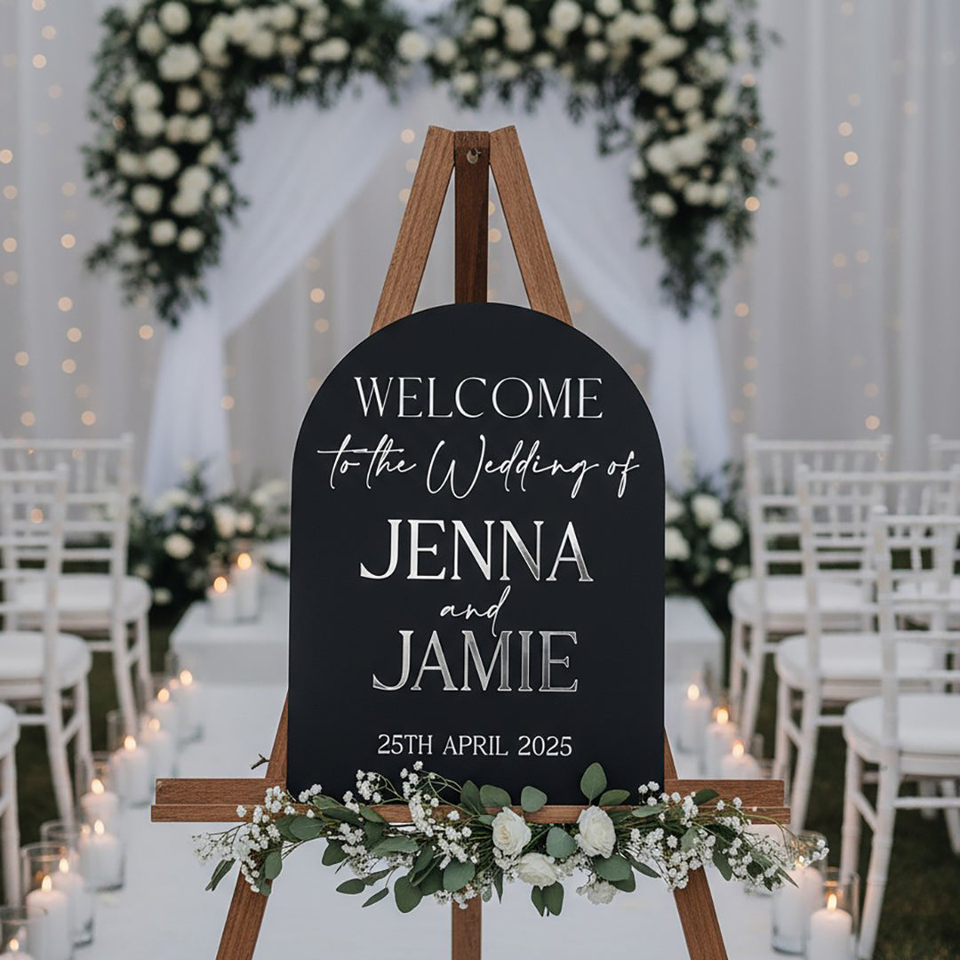 Manhattan Welcome to Our Wedding Acrylic Sign