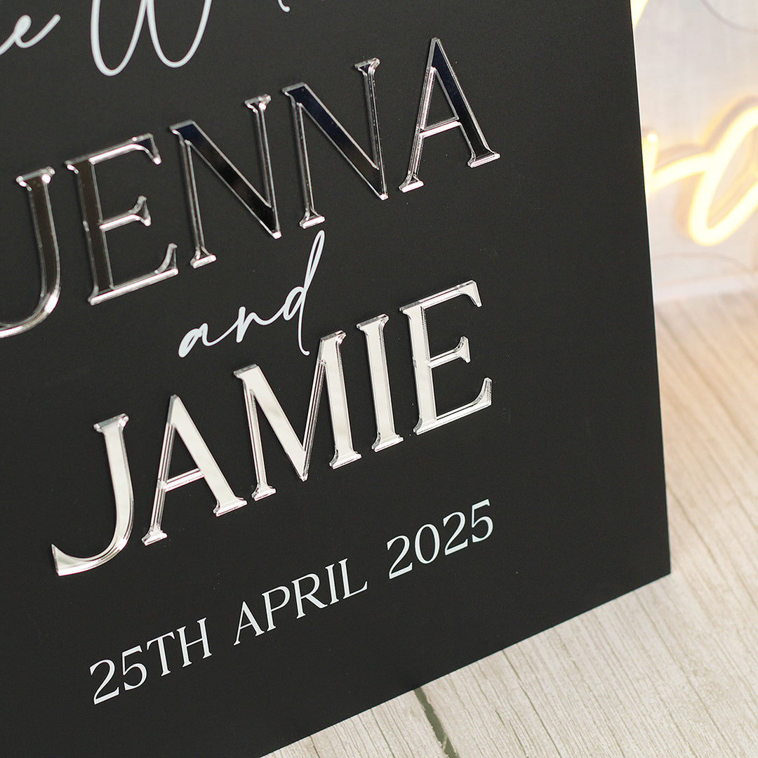 Manhattan Welcome to Our Wedding Acrylic Sign