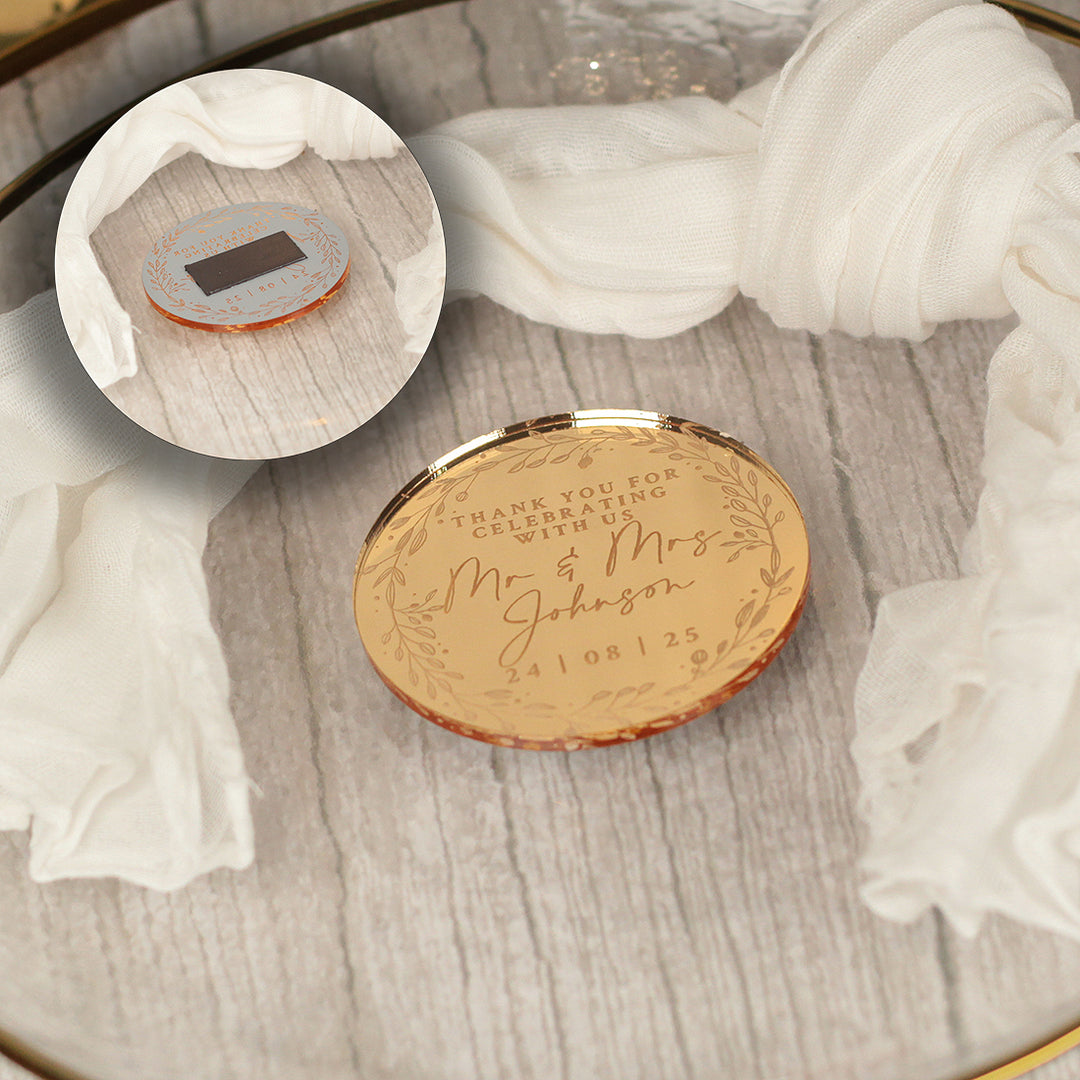 Wildflower Wedding Favour Magnet-Weddings by Lumi