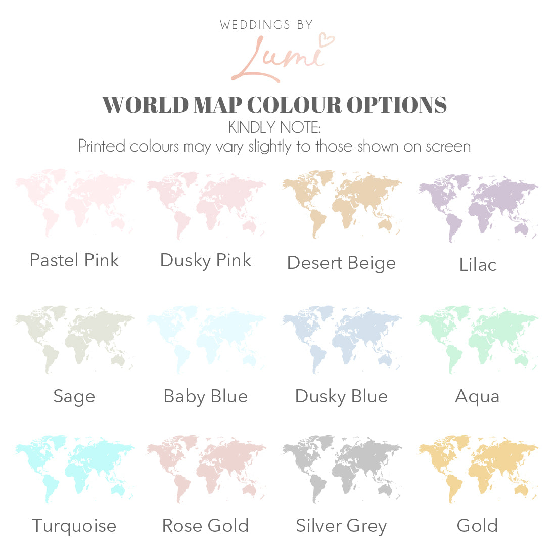 Where in the World are you Sitting Table Plan