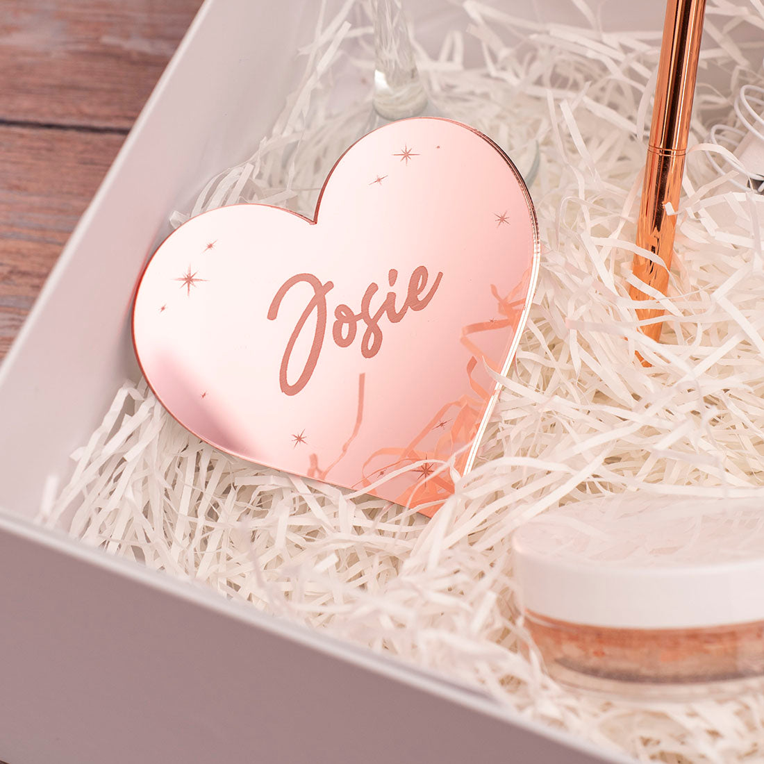 Bridesmaid Proposal Filled Pink and Gold Marble Hamper Gift Box Set-Weddings by Lumi