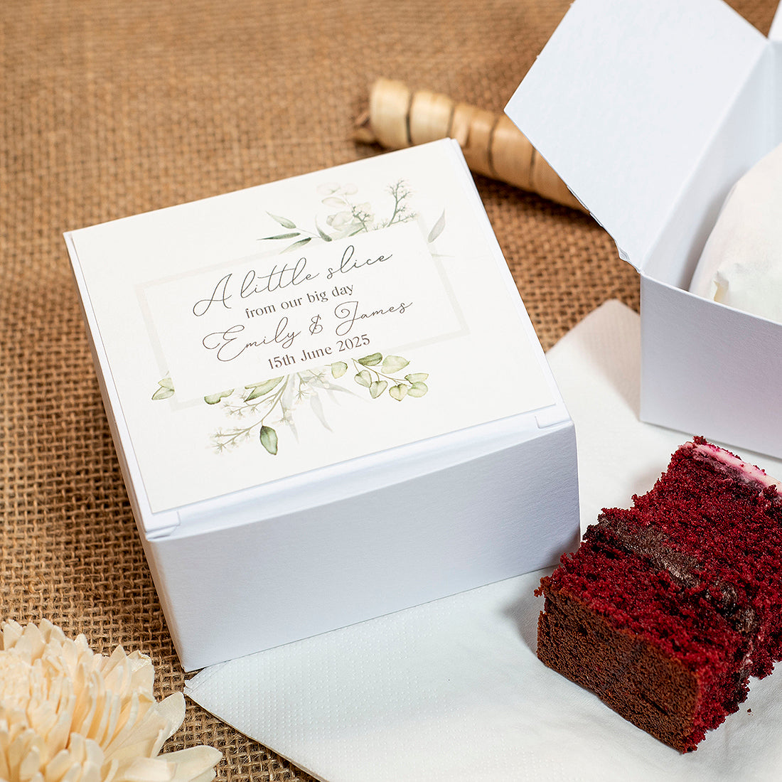 Eucalyptus Cake Box-Weddings by Lumi