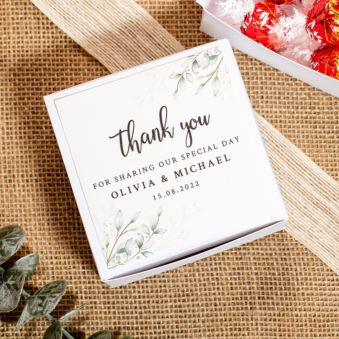 Botanical Wreath Favour Box-Weddings by Lumi