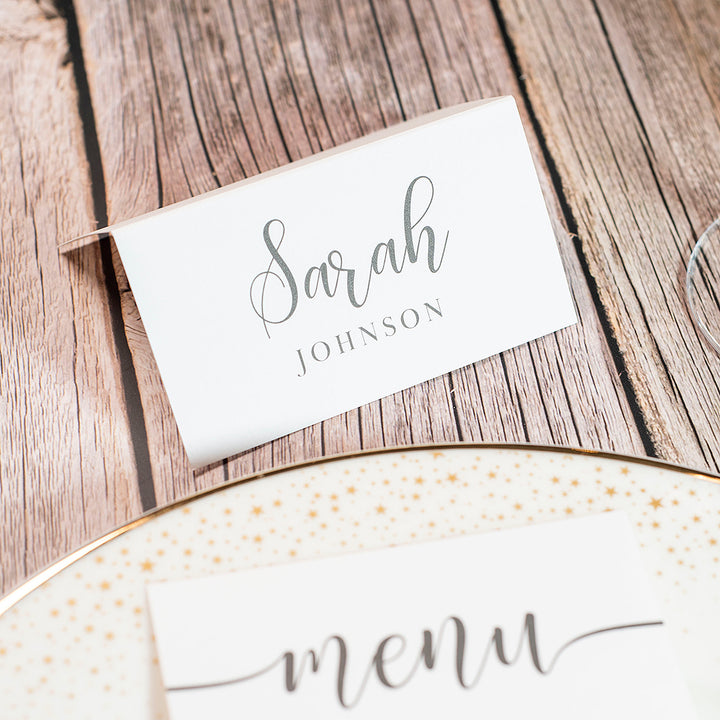 Classic Script Place Card-Weddings by Lumi