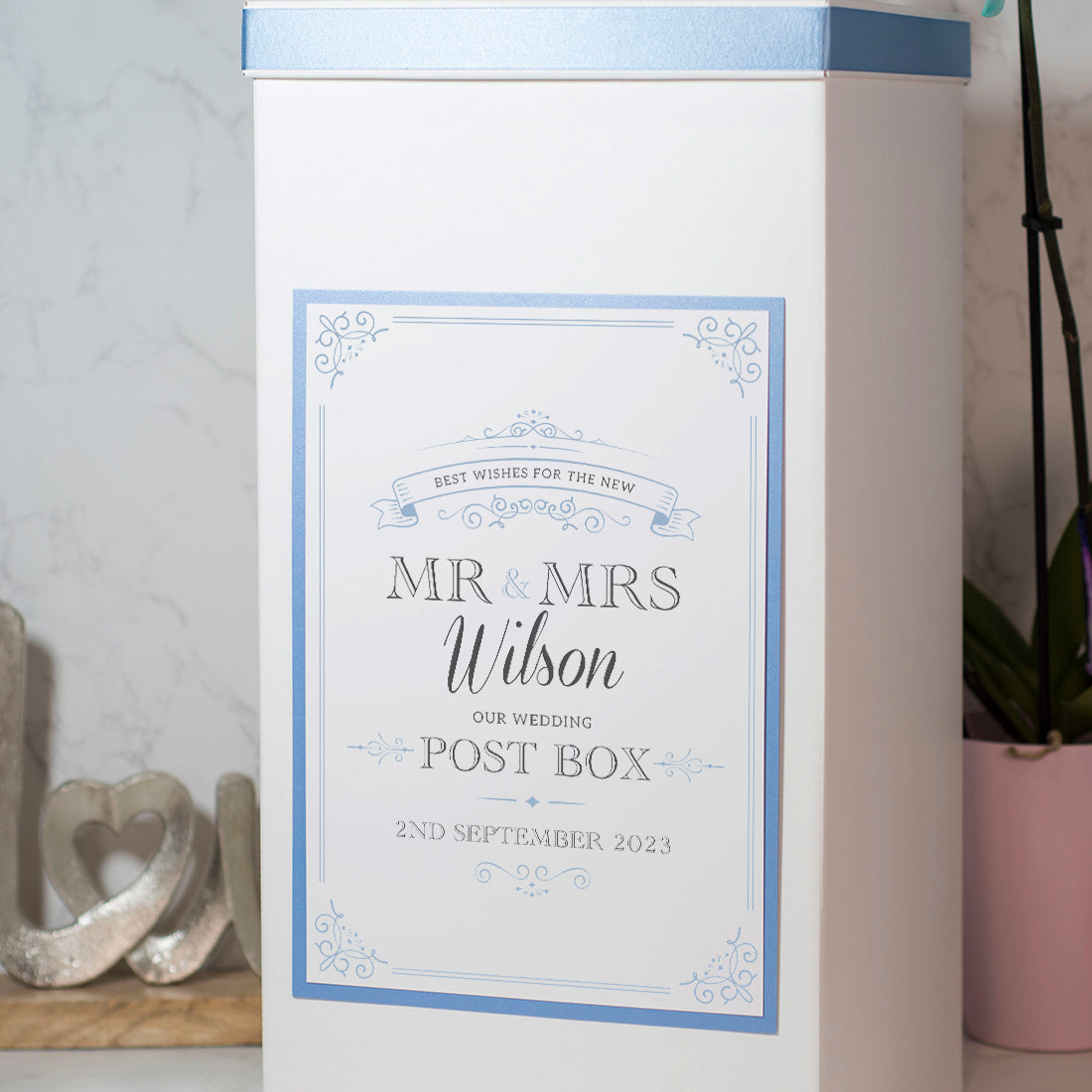 Elegance Wedding Card Post Box-Weddings by Lumi
