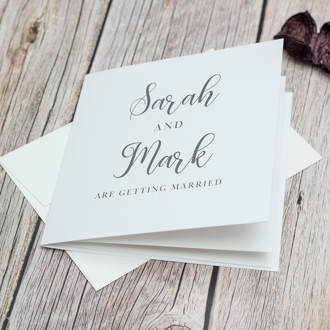 Classic Script Invitation Sample – Weddings by Lumi