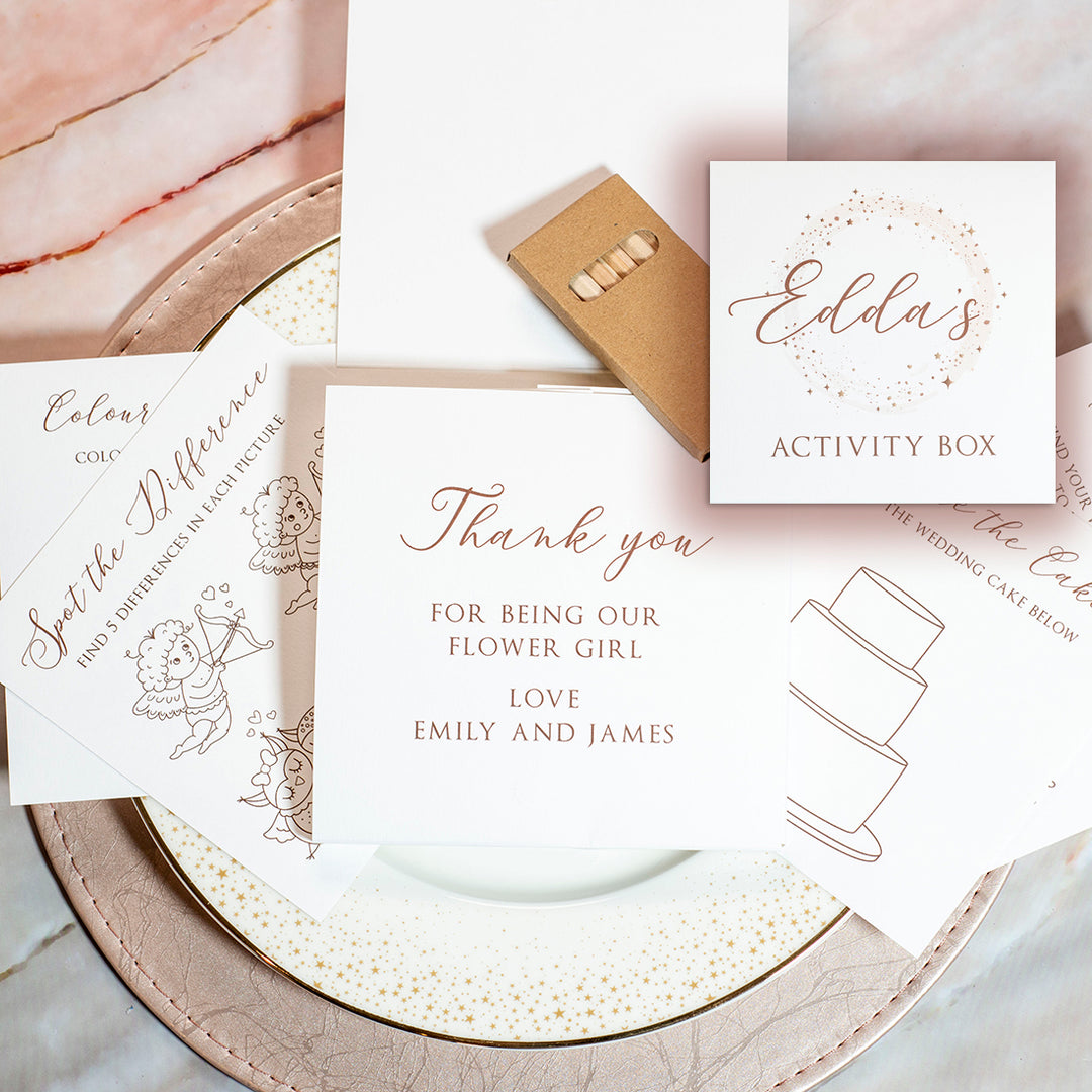 Sparkly Circle Children's Wedding Activity Pack-Weddings by Lumi