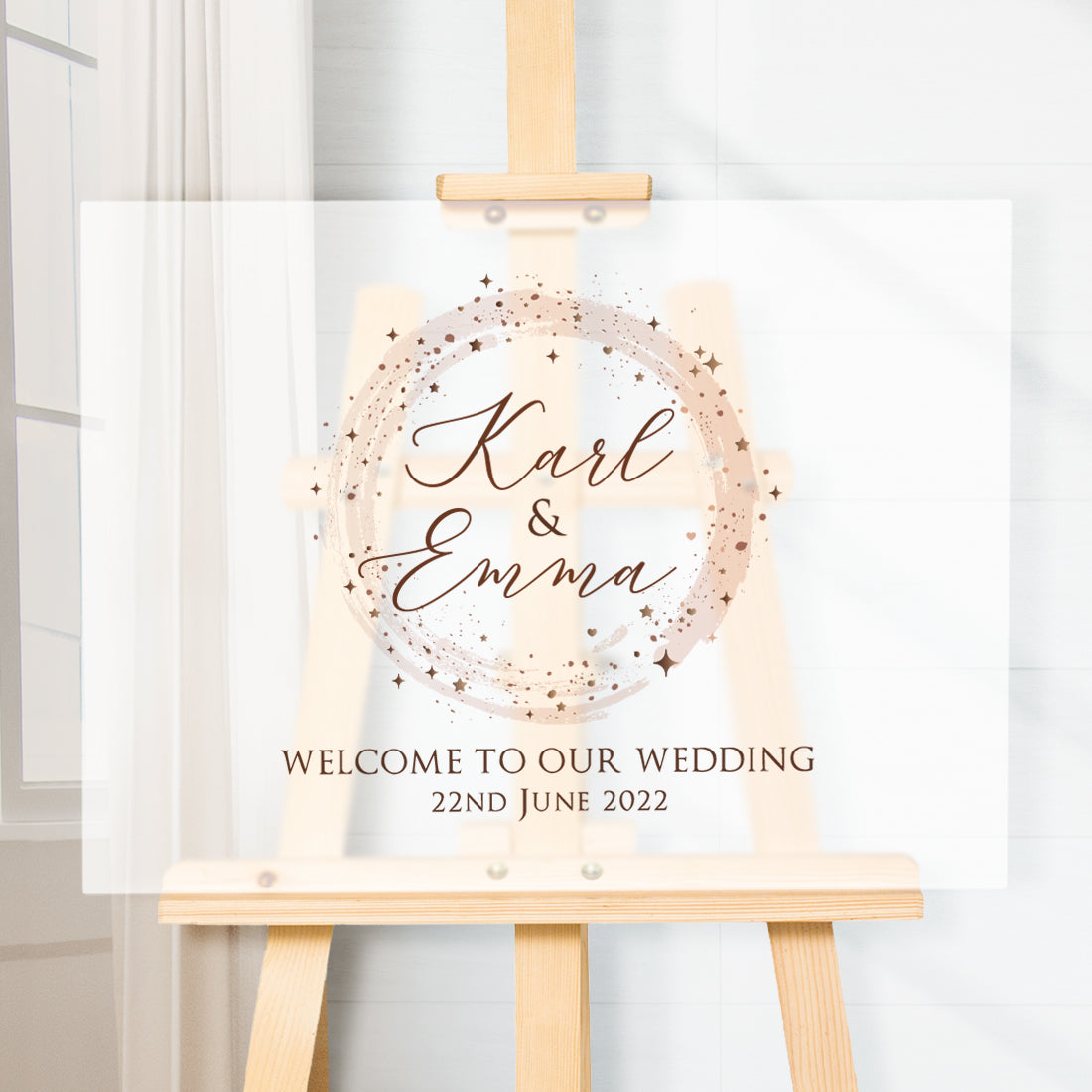 Sparkle Welcome to Our Wedding Sign-Weddings by Lumi